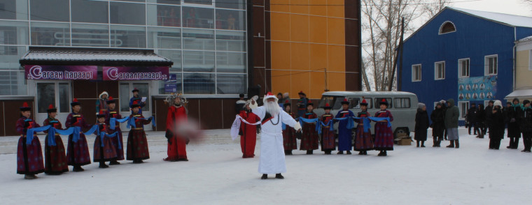 В селе Хоринск прошёл праздник Сагаалган.